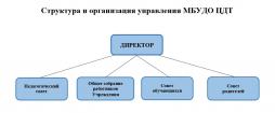 Структура и организация управления МБУДО ЦДТ